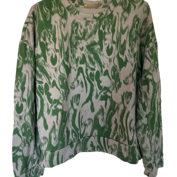 Zella Green Myrtle Nova Print Sweatshirt - Picture 1 of 6